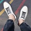 Fashion Lightweight Flats Shoes Fashion New Arrival Men's Footwear Casual Leather Round Toe Sneakers Breathable Walking Shoes for Male