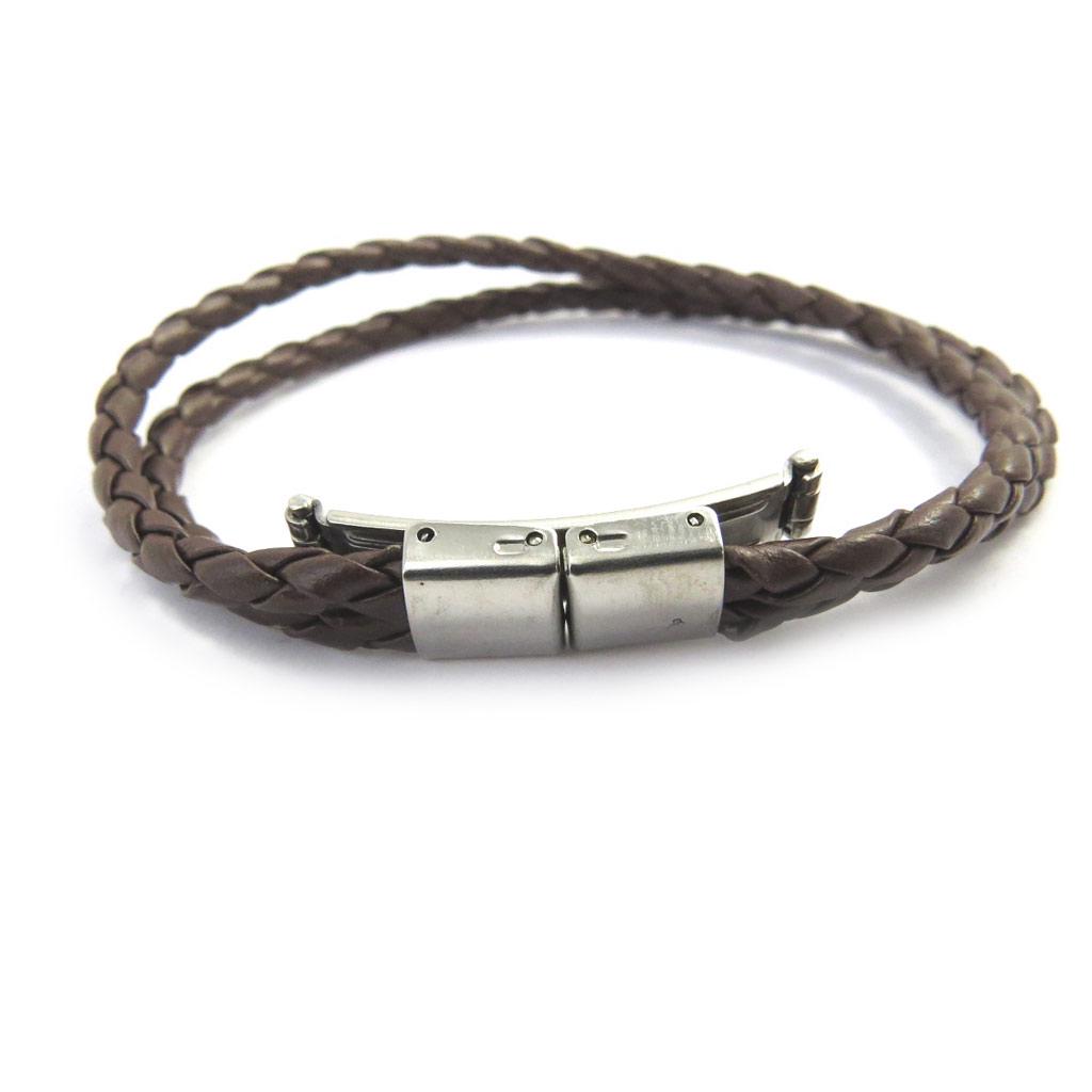 Les Trésors De Lily [M0739] - Mixed Brown 'Peaceful' Bracelet (2 Rows)