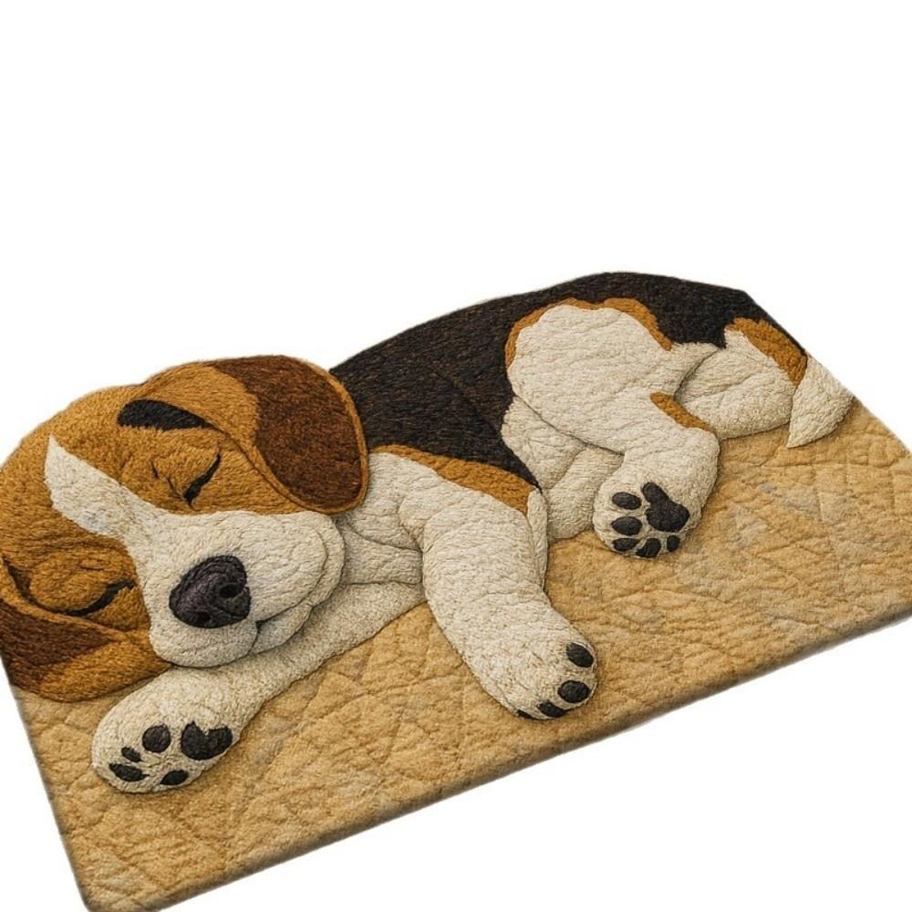 Water-absorbing Beagle Floor Mat 40*60cm Door Carpet Creativity Bathroom Carpet  Home Decor