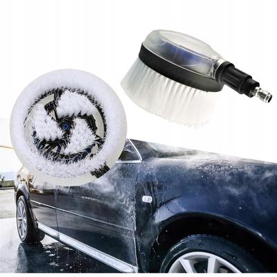 HydroBrush Pro360 – Obrotowa Szczotka Do Myjki Ciśnieniowej | Szybkozłączka 1/4""QC | Delikatne Włosie Do Czystych Powierzchni