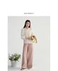 Early Morning Curved-Leg Tencel Pants with Side Pockets - Floor-Length Casual Wear