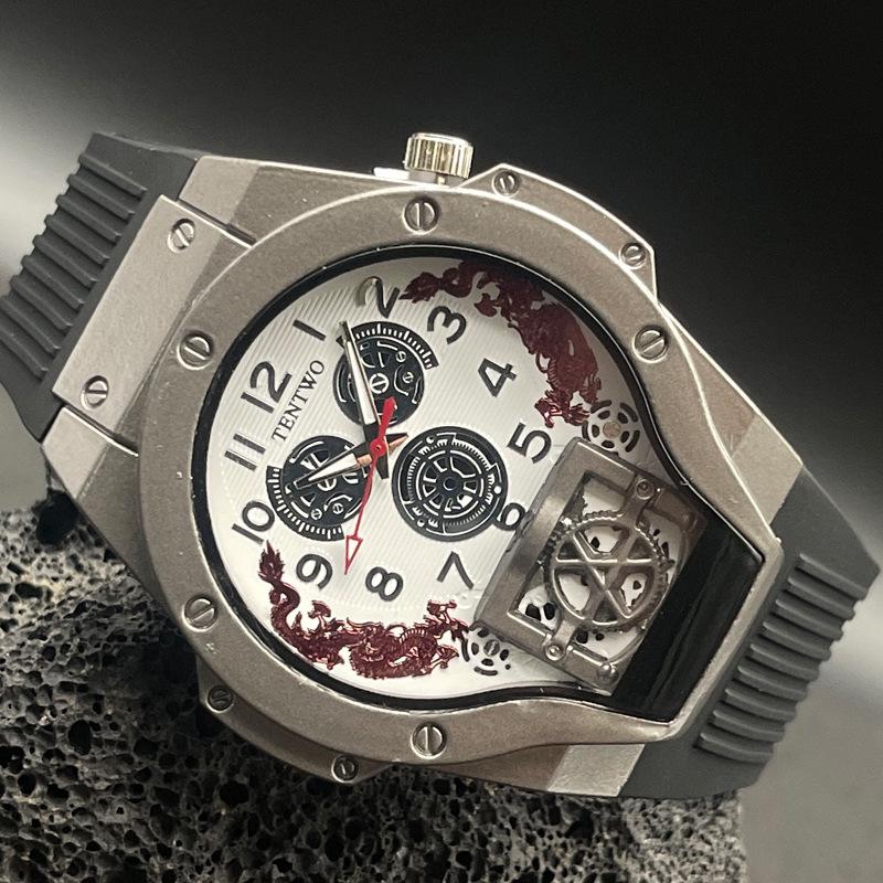 Jason Statham-Inspired Men's Silicone Quartz Watch - Fashion Trend