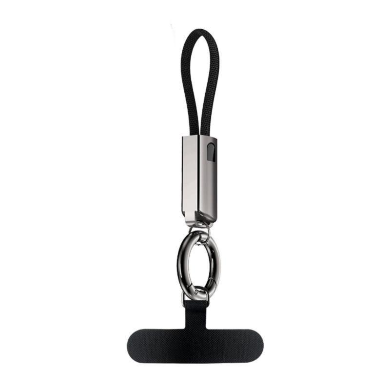 PD60W USB C Fast Charging Data Cable with Lanyard, Smooth Connectors for Charging/Data Transfer