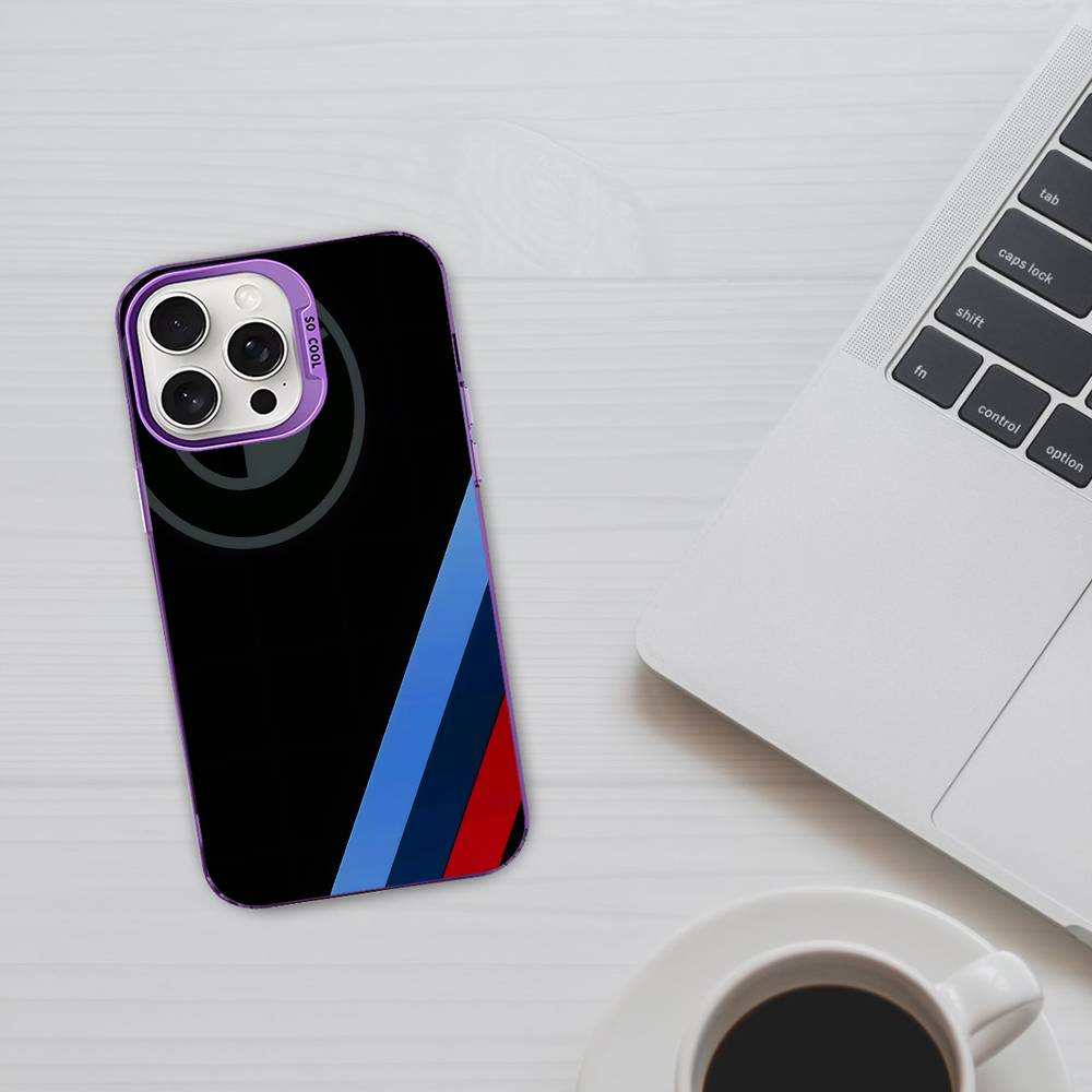 BBIP8 B-BMW-W Fashion Phone Case For IPhone 16 15 14 13 12 11 17 Pro MAX Plus Pro Matte Shockproof Cover