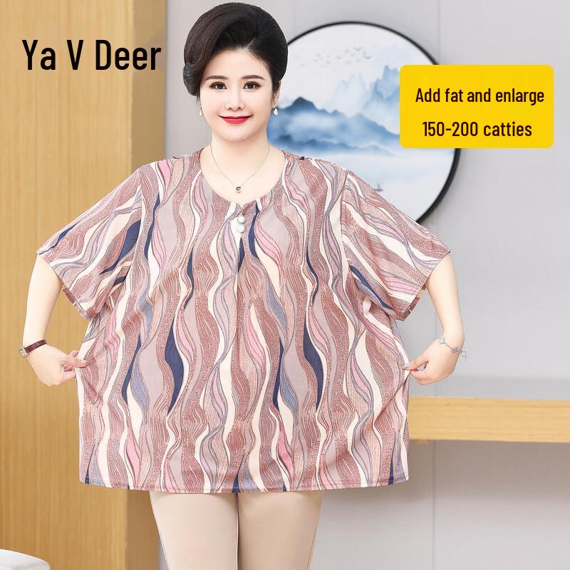 Yalu Women s Plus Size Short Sleeve T-Shirt 6XL