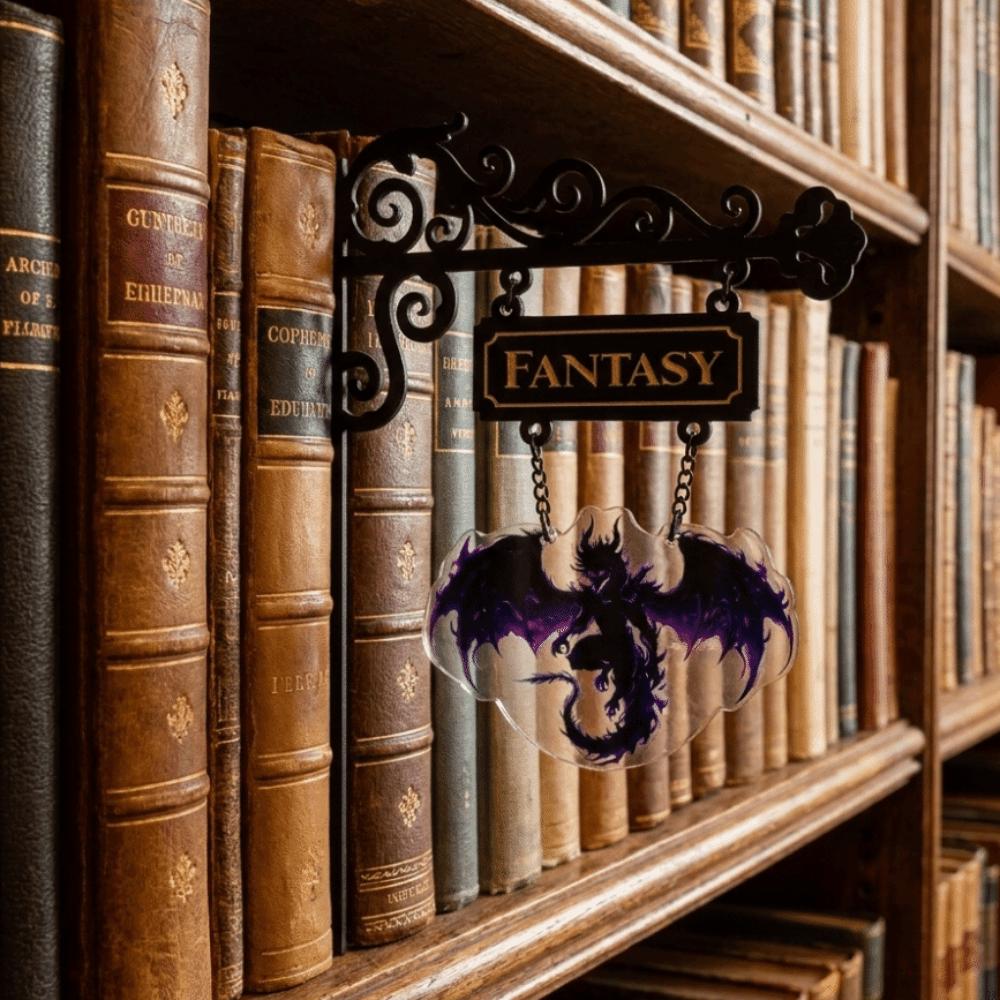 Gothic Style Cultural Bookmark Separator Sign Gothic Bookshelf Decor Library Bookshelf