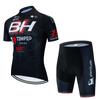 Mens Cycling Jersey Set Breathable Short Sleeve Road Mountain Bike Riding Gear
