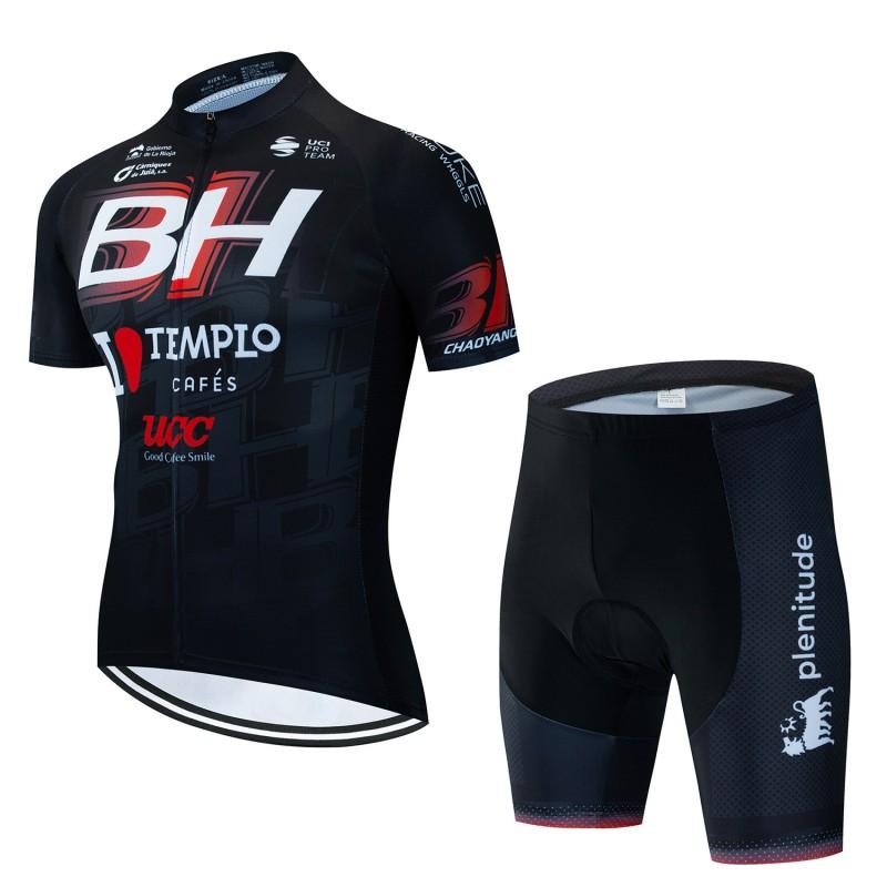 Mens Cycling Jersey Set Breathable Short Sleeve Road Mountain Bike Riding Gear