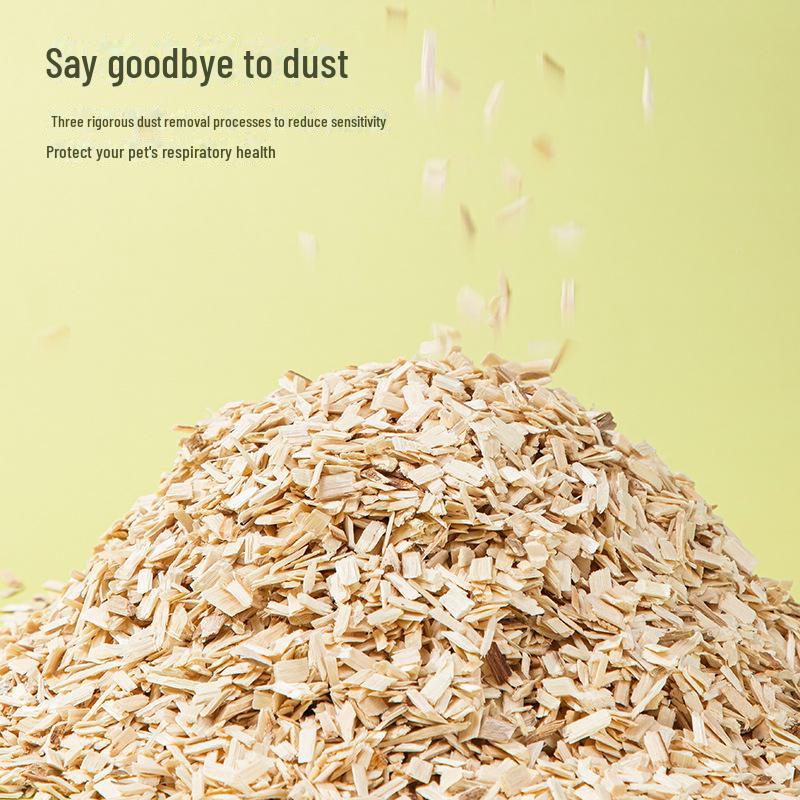 Golden Bear Hamsterstreu aus Pappelholzspänen: Dreifach gesiebte, staubfreie, warme Späne.