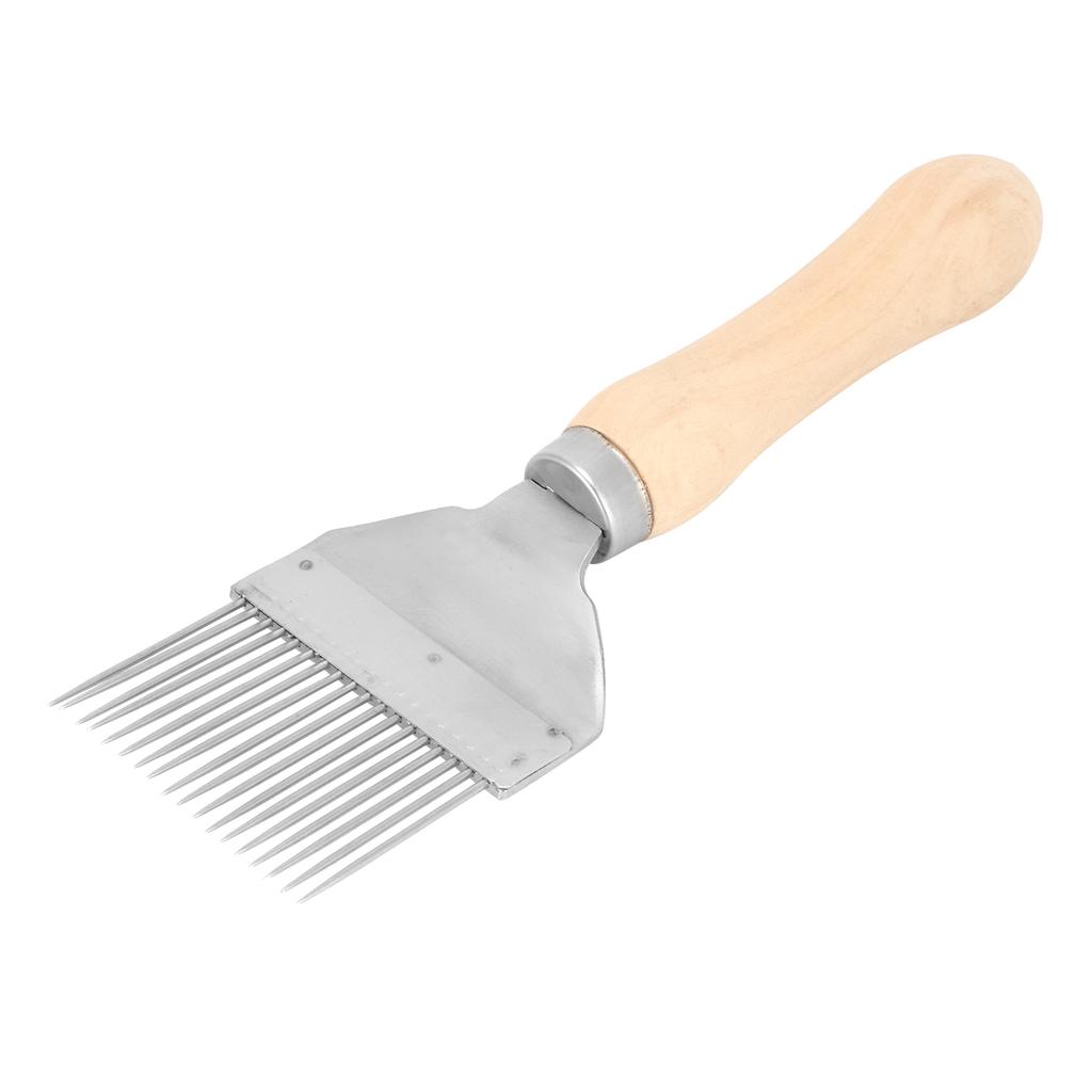 18 Tines Honey Cutter Stainless Steel Uncapping Knife Fork Shovel Beekeeping Tools