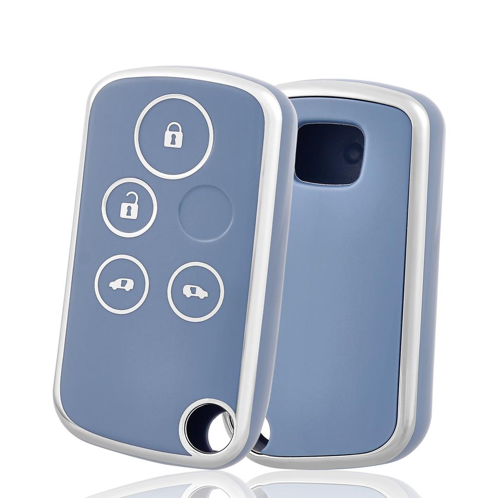 4 Buttons TPU Car Key Case Cover Shell Keychain For Honda CRV HRV Jazz Odyssey Civic Fit Accord For Acura TL TSX ZDX RSX CRZ