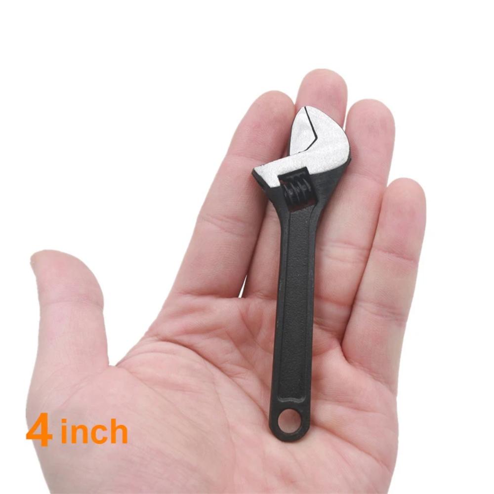 Mini 2.5/4 Inch Adjustable Spanner Open-End Wrench Tools Small Wrench Portable Key Tool Set Can Be Carried With You
