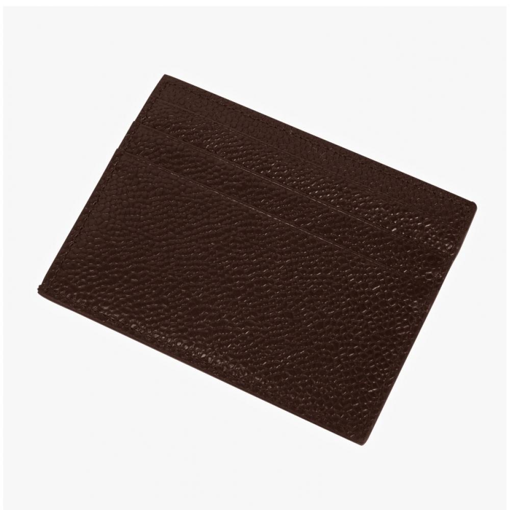 Tom Brown Maw031l 00198 205 Pebble Grain Three Line Tab Card Holder