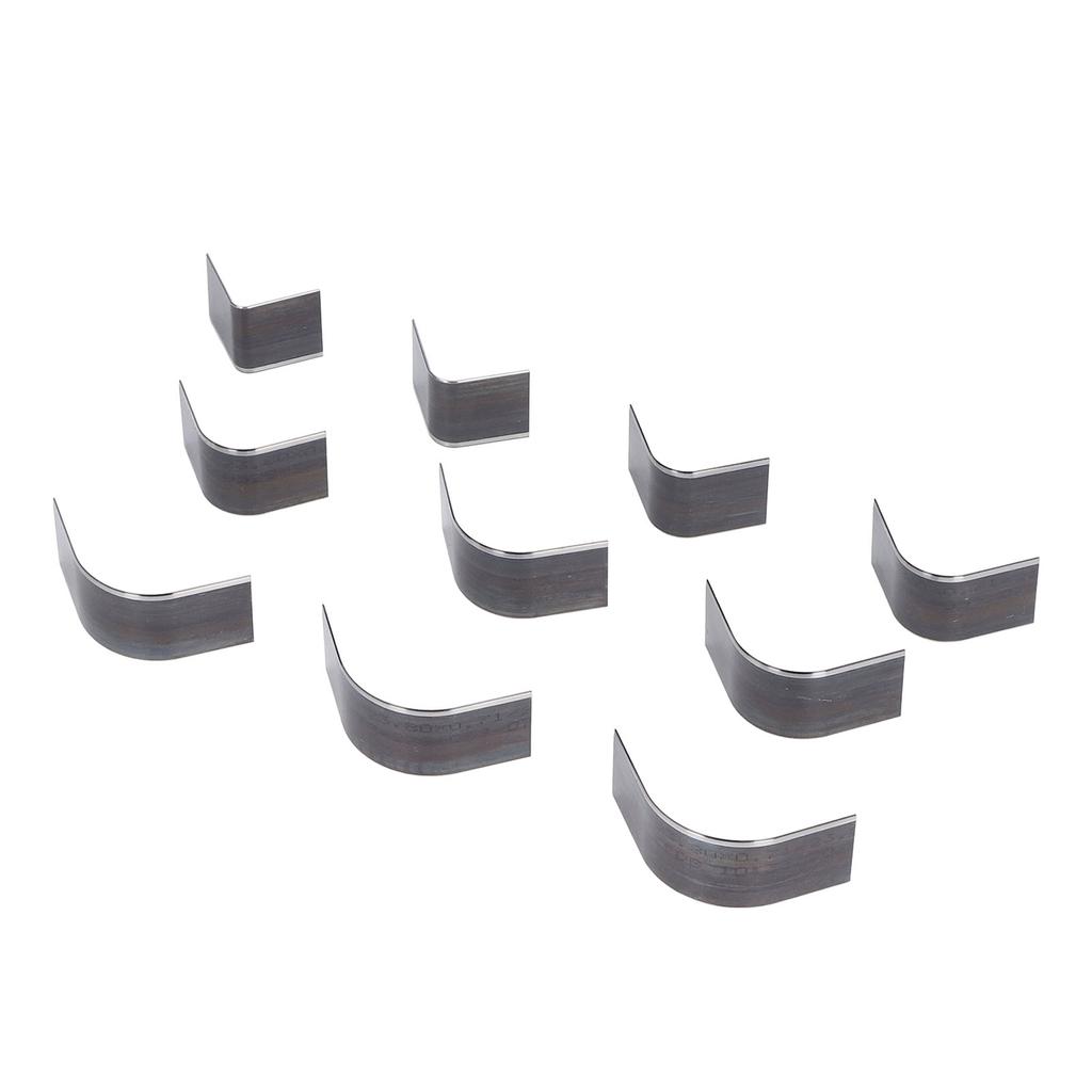10Pcs Leather Cutter Shape Punch Edge Trimmer Craft Tool Set Kit for Cardboard Rubber