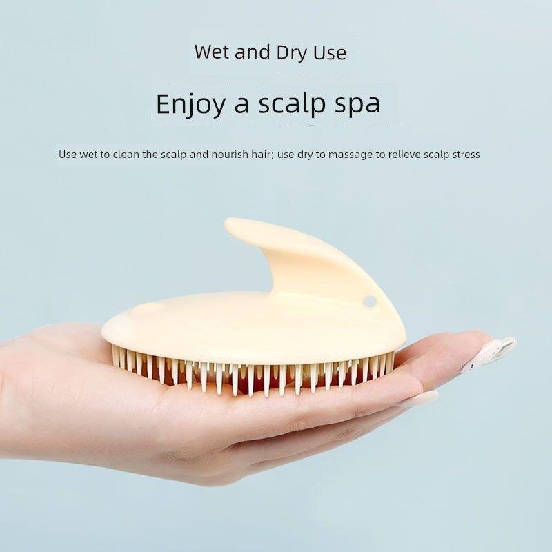 Shampoo Massage Comb Soft Brush Head Thickened Massage Brush Promote Circulation Adult Scratch Cleaning Scalp Shampoo Comb Handy Gadget 3 Shampoo Massage Combs