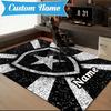 Custom Name Botafogo Emblem Rug Game Carpet, Floor Mat for Bedroom Living Room Entryway Rug, Home Decor Idea Gift for Christmas birthday