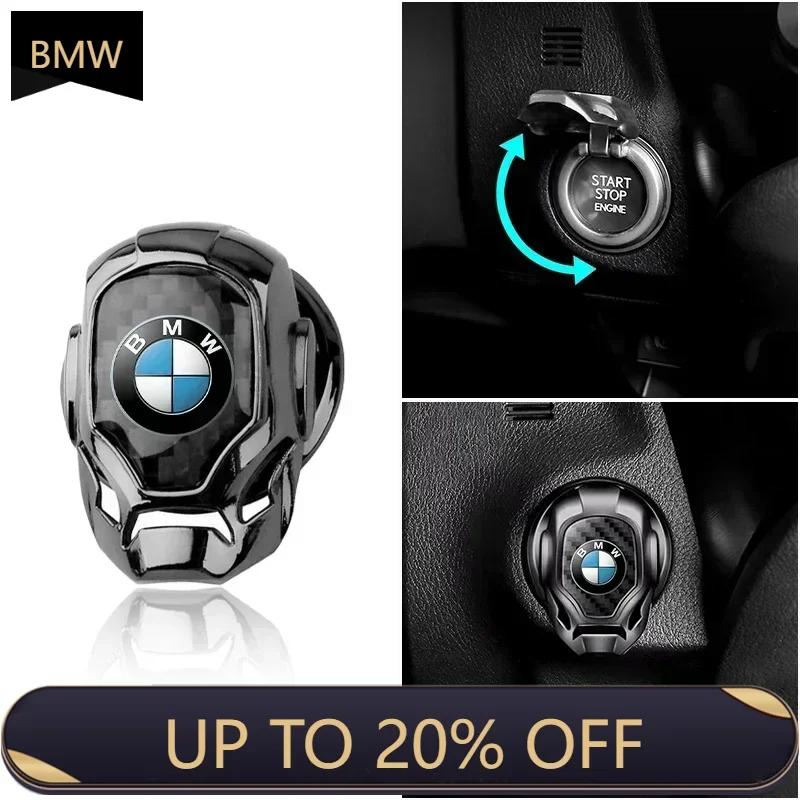 2025 E46 Für BMW Auto Ein-Klick-Startknöpfe Schutzhülle Emblem Dekoration Für BMW E39 E46 E90 E36 E60 E34 E30 F30 X1 X3 X5