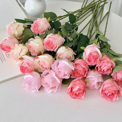 Künstliche Rose Bulgarische Rose Blume Ornament für Zuhause, Hochzeit oder Fotografie Dekoration