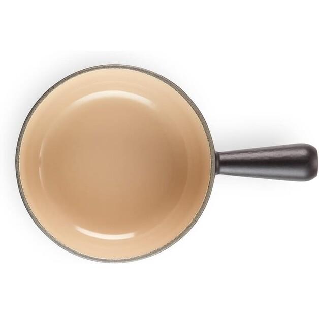 Fondue Pot Classic Caquelon Le Creuset Black Matte 18 Cm (20007180002460)