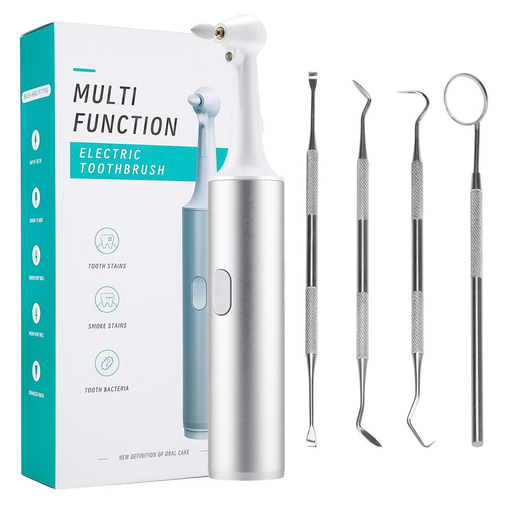 

Electric Dental Scaler Tooth Polisher Tooth Whitening Cleaner 5in1 Electric Toothbrush Stains Plaque Tartar Remover Oral Care