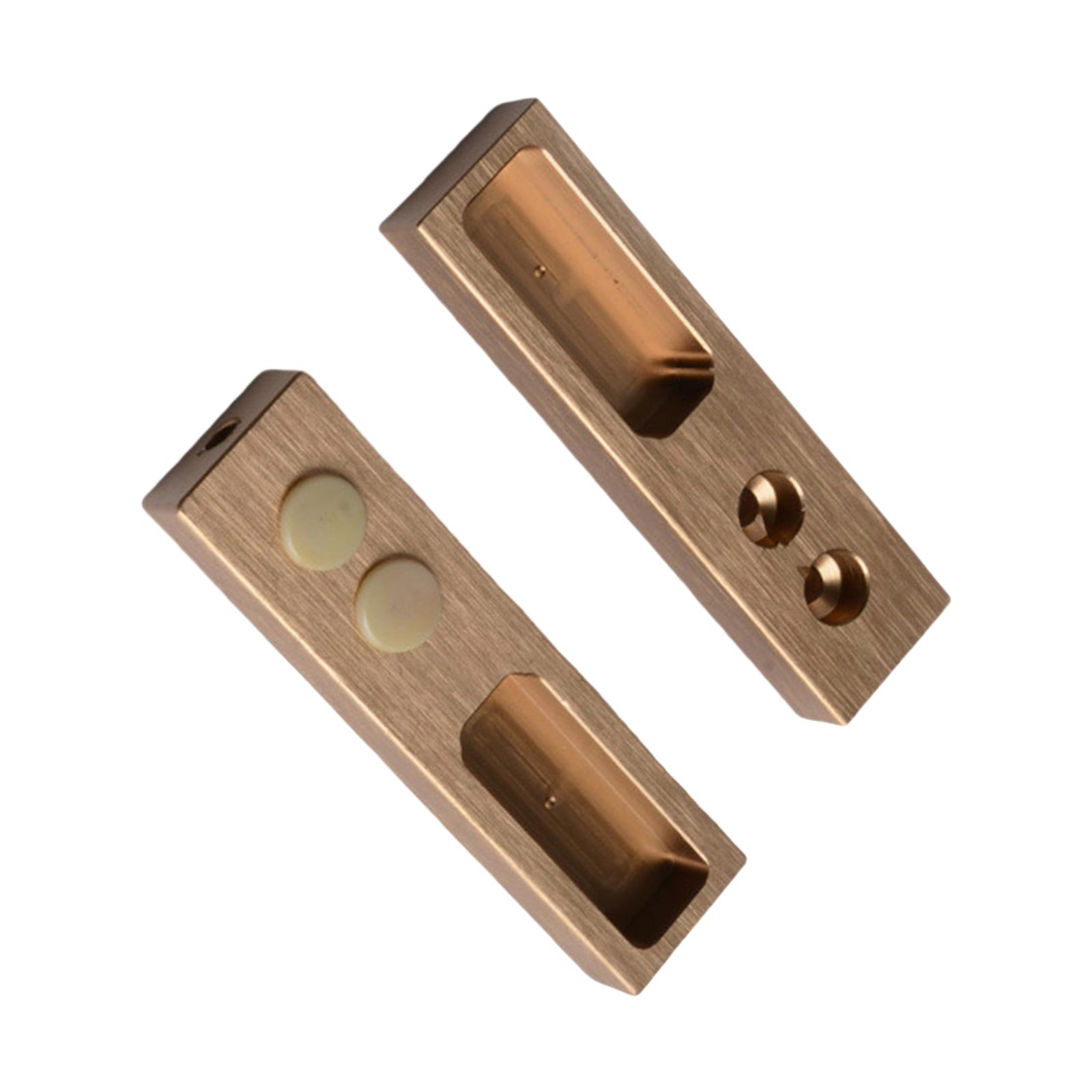 

2pcs Practical Closet Rod Flanges Holders Sturdy Aluminum Materials Construction Easy Installation for Home Storage шампанского