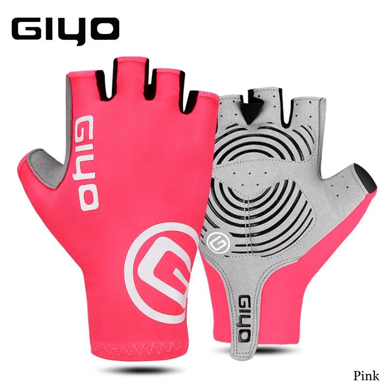 Giyo Breaking Wind Cyklistické rukavice bez prstů Protiskluzové cyklistické palčáky Závodní silniční kolo Rukavice MTB Biciclet Guantes Ciclismo