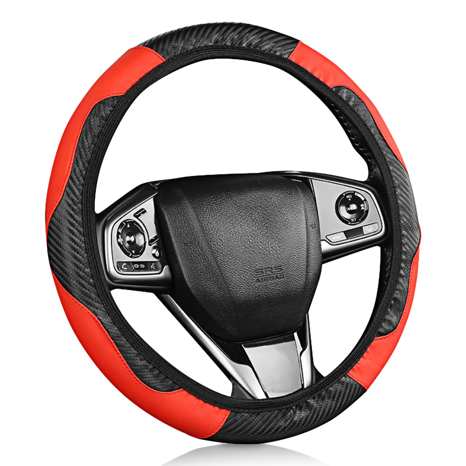 

Meliore Steering Wheel Cover, Steering Cover, S Size, M, Unisex, S M, 14.6, 15.0 красный