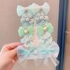 10PCS New Girls Sets Flower Bow Cute Hair Clips Hair Bands Hair Accessories Headwear Hairpins Headdress Barrettes