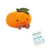 JELLYCAT Fun Food Series Fruit Citrus Orange Doll Plush Doll 9cm Height