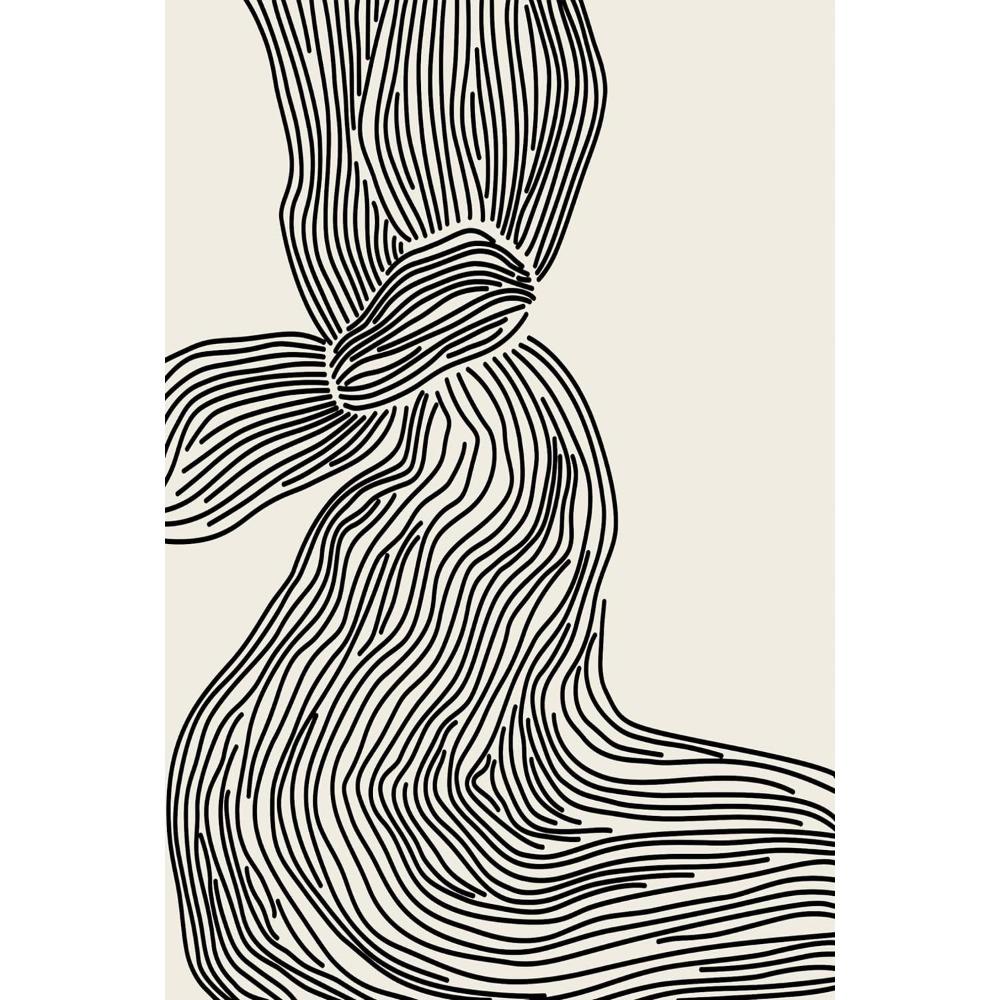 Spot Modern Striped Living Room Carpet Nordic Minimalist Style Bedroom Bedside Carpet