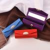 Mode 1 stuks Lippenstift Case Retro Geborduurd Houder Bloemen Design Met Spiegel Cosmetische Zakken Willekeurige Kleur