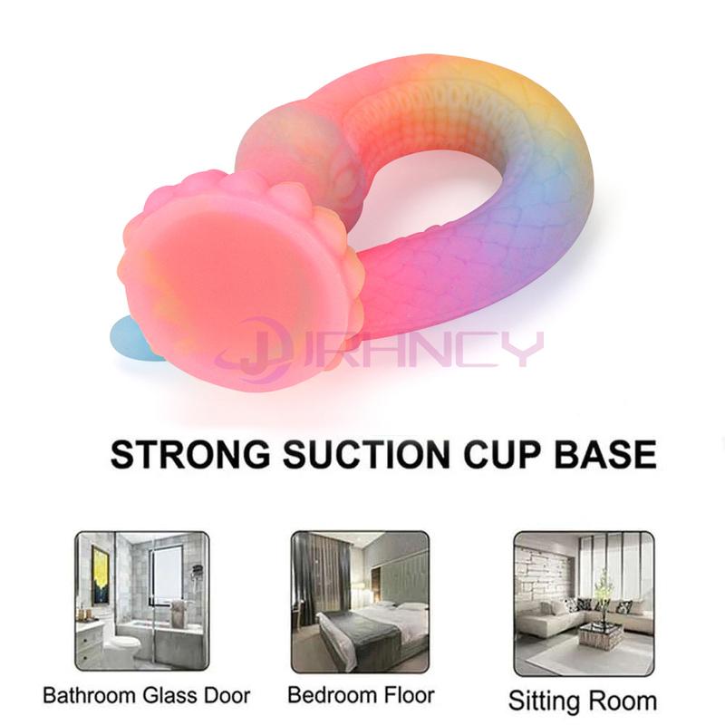 Super Huge Luminous Long Butt Plug Silicone Dildo Octopus Tentacles Anal Plug Dildo, Prostate Massage, BDSM Dilatador, 33"