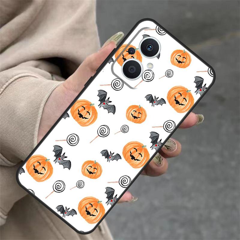 Halloween Pumpkins Case For OPPO Reno 4Z 5Z 8T 10 11 Pro 11F 7 8 5 6 Lite OPPO Find X6 X5 Pro X2 X3 Neo Cover