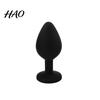 Butt Plug Anal Waterproof Rhinestone Design 3 Colors Sex Toy for Couples