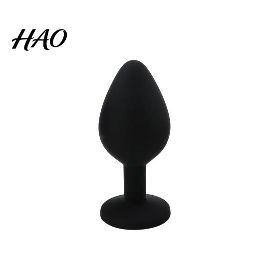 Butt Plug Anal Waterproof Rhinestone Design 3 Colors Sex Toy for Couples