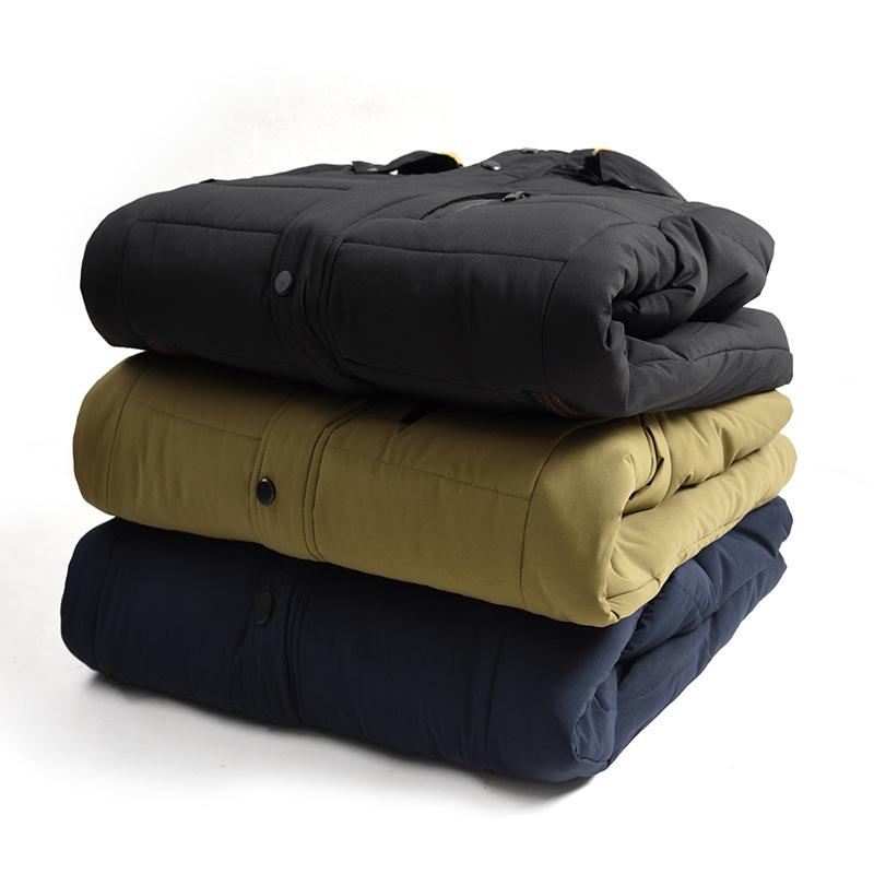 Mens Waterproof Warm Winter Parka Jacket with Fur Collar Autumn Fashion Casual Cold Weather Outwear Coat for Male