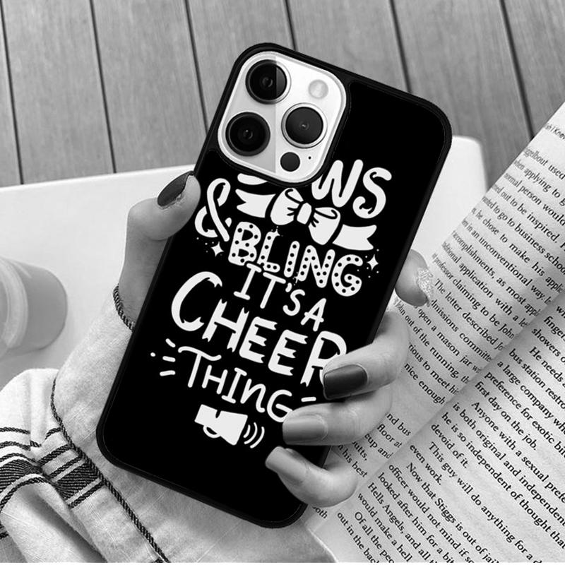 Cute And Funny Cheerleading Cheerleader Phone Case for iPhone 17 Air 16 15 14 12 13 PLUS 11 PRO MAX Cover