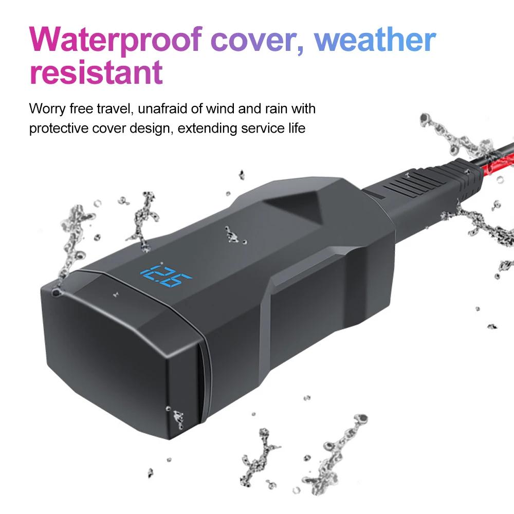 Motorcycle Handlebar PD QC3.0 USB Fast Charger Waterproof Phone Usb Port Mobile Phone Charging with Switch Moto Accessories