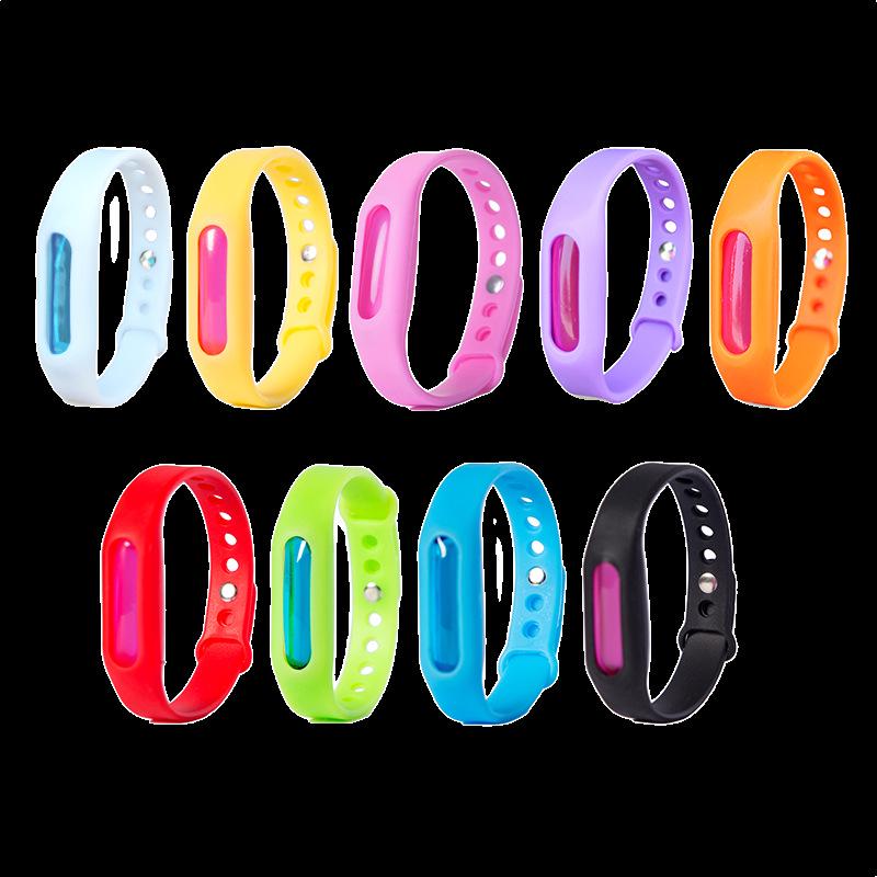 Adjustable Citronella Silicone Bracelet: Essential Oil Mosquito Repellent for Adults, Infants, and Children