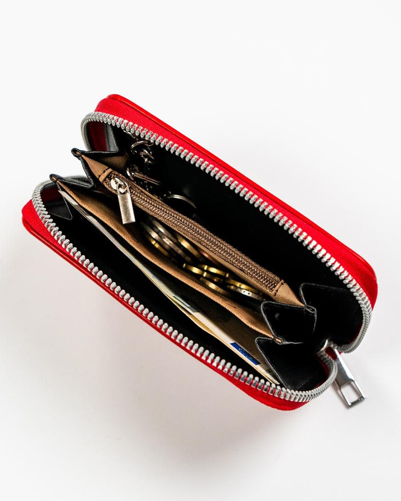 Women's PU wallet ABT-04-BL-3462 Red