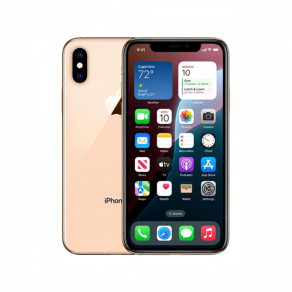 Refurbished Apple iPhone Xs Max 256GB Gold/Silver/Space Gray Unlocked Smartphone – 6.5-inch Super Retina OLED, A12 Bionic, Face ID, Dual 12MP Camera