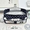 Pencil Case Adorable Cat Ear Design Large Capacity Pixel Music Themed Portable Stationery Organizer for Kids Daily Use