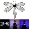 Dress Up Cicada Wing Light Up Dragonflies Wing Halloween Costume Wing LED Elves Wing Princess Wing for Women Girls Teens