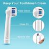 Sensible Pflege Ersatzbürstenköpfe & Zahnbürstenkopf Staubdichte Schutzabdeckungen, Kompatibel mit Oral B Elektrischer Zahnbürste