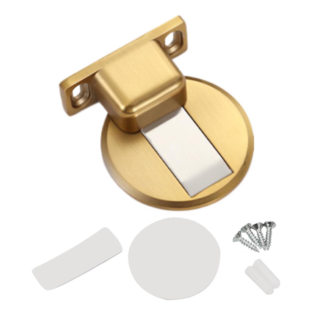 Magnetic Door Stop Door Stopper Nail-Free Stainless Steel Door Holder Catch Protective Versatile for Furniture Hardware