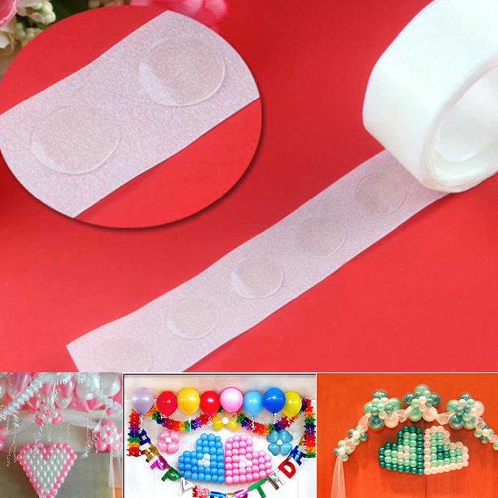 Gudri 1 rullīti ar līmes punktu folijas baloni, foto DIY kāzu dzimšanas dienas ballītes dekors