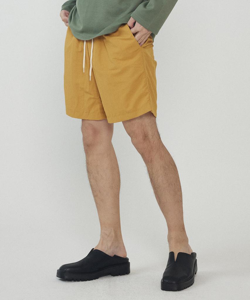 ANALOG MOOD Standard Nylon Shorts (Mustard)