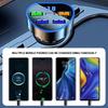 Car Heart-shaped Charger USB Type C Super Fast Charging in Car with LED Voltage Monitor for Smart Phones
