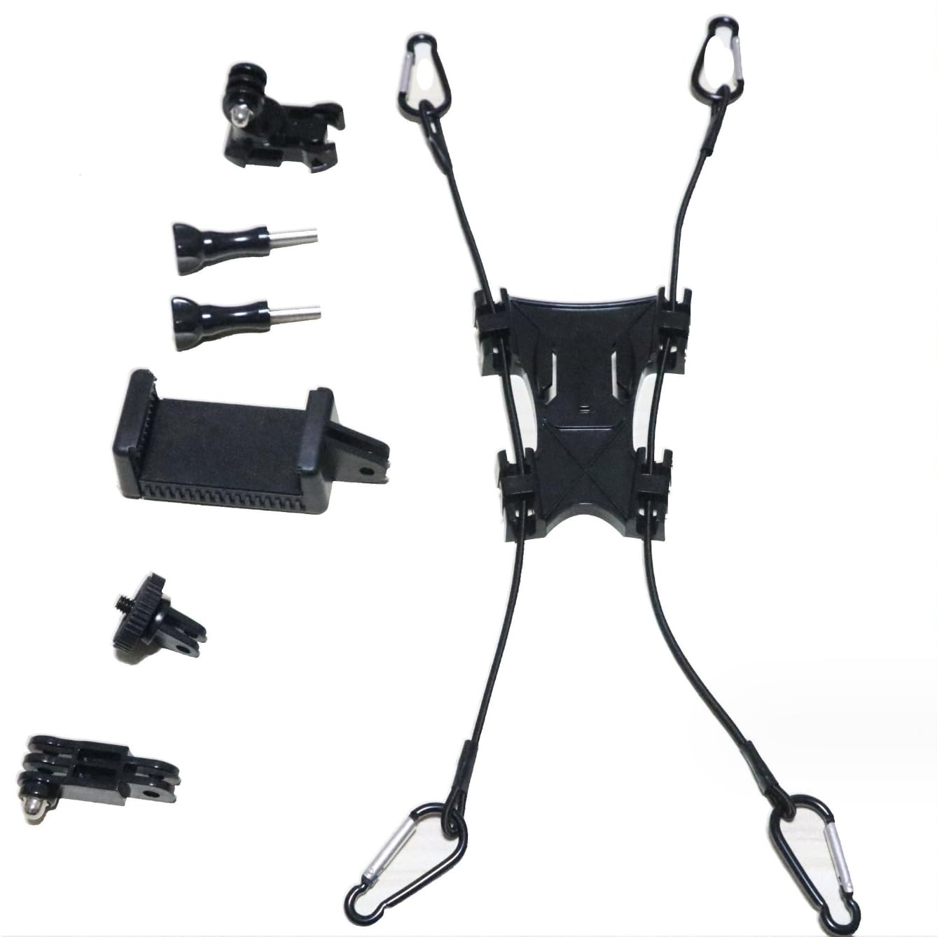 

Compatible with both smartphones and action Fence Mount Camera Holder Perfect for watching and tennis Adjustable no tools required [Mui Bien] cameras! чорний