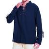 Men's Long-sleeved V-neck Shirt